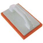 Frattone gomma arancio base plastica s. h.mm 15 mm 240x100