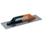 Frattazzo acciaio tedesco 814 ancora base legno mm 140x480
