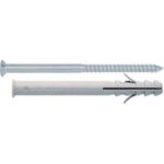 Tassello nylon prolungato tup/v friulsider vite tsp cava pz tup/v 8x 60 cf=pz 100