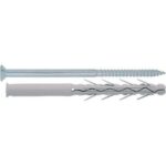 Tassello nylon prolungato tup4/v friulsider vite tsp cava pz tup4/v 10x160 cf=pz 50
