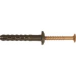Tassello nylon prolungato tbb 62105 friulsider vite inox ramata tsp cava pz tbb 6x40/10 cf=pz 200