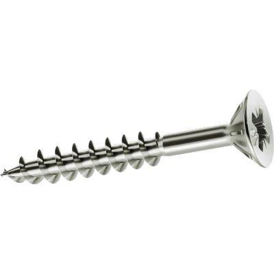 4326130.jpg Vite truciolare tsp pf chrom panelvit mustad cava pz filetto parziale mm 6,0x70 cf=pz 200 - immagine 1