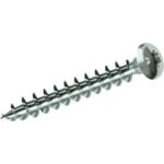 Vite truciolare cc panelvit tx chrom mustad cava cc filetto intero mm 5,0x40 cf=pz 200
