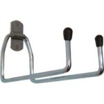 Supporto a gancio doppio 305 minutex acciaio zincato cm  8x5