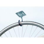 Gancio porta bici corto 822 minutex acciaio zincato con guaina cm 16