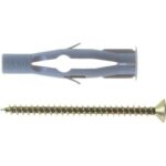 Tassello nylon fu-v fischer vite tsp cava pz fu  6x35 v cf=pz 100