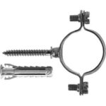 Collare tubo czv fischer acciaio zinc mm 32 vite+tassello sx6 plus cf=pz 10