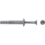 Tassello nylon prolungato n-p fischer vite a chiodo n 6x40/7 p cf=pz 100