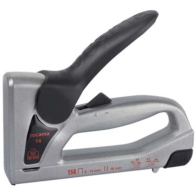 4372322.jpg Fissatrice manuale rocama 14 mod.114 ro-ma x punto ap 108-110-112-114-chiodo m15-spillo w15 - immagine 1