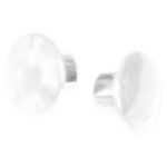 Tappo copriforo plastica bianca mm  6