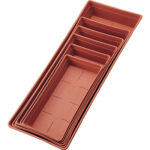 Sottocassetta bama pp terracotta cm 45x19 h.cm 5,5