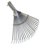Scopa giardino a ventaglio stars acciaio zinc cm 29/48x43 o.conico mm 26