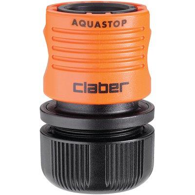 6600049.jpg Raccordo rapido stringitubo + stop claber 5/8+aquastop self 8567 - immagine 1