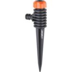 Irrigatore statico turbospike claber + puntale innesto rapido self 8660