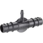 Tee portagomma tubo pn + microtubo self claber rainjet 91073 1/2+1/4 cf=pz 2