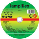 Disco abrasivo taglio granito lampiflex  mm 115x22,2 h.mm 1,6