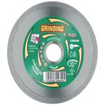 Disco diamantato a corona liscia forza mm 115x22,2 h.mm 1,7