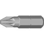 Inserto croce pozidriv x avvitatore krino pzxmm 1x25 cf=pz 10