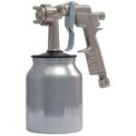 Aerografo ac + serbatoio alluminio inferiore ani lt 1,0 ugello mm 1,8 attacco dado capettato