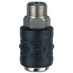 Rubinetto rapido filetto maschio ac 17/a-b ani 1/4m