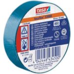 Nastro pvc isolante imq tesa azzurro mm 15 ml 10