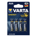 Pila mini stilo aaa energy varta alcalina volt 1,5 cf=pz 4
