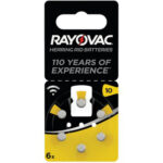 Pila apparecchio acustico rayovac 10 varta giallo cf=pz 6