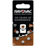 Pila apparecchio acustico rayovac 312 varta marrone cf=pz 6
