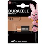 Pila specialistica 123 duracell litio volt 3,0