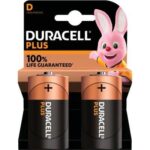 Pila torcia d plus100 power duracell alcalina volt 1,5 cf=pz 2