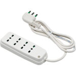 Multipresa bipasso retail fme bianco posti 4 2p+t 16a n??xmmq 3x1,0 mt 1,5