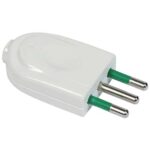 Spina mobile garanti bianco 2p+t 10a