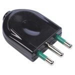 Spina mobile garanti nero 2p+t 16a