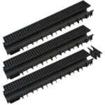 Canaletta + griglia kit plastica cm 13x100 h.cm 5 cf=kt 3