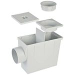 Pozzetto derivazione pluviale plastica mm 80/100