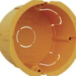 Scatola tonda incasso marlanvil pp giallo mm 65