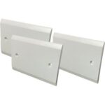 Coperchio scatola rettangolare pp bianco mm 80x120 cf=pz 3