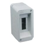 Centralino senza portello marlanvil moduli 1/2 mm 55x135 h.mm 80