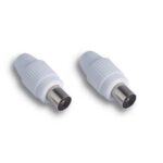 Spina dritta coassiale tv self fme mm 9,5 ohm 75 cf=pz 2