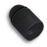 Portalampada camicia filettata resina nero e27 m10x1