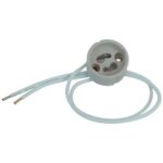 Portalampada gu10 gz10 steatite cavo cm 15