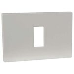 Placca coprifrutti venus marlanvil resina avorio posti 1 mm 115x80