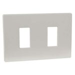 Placca coprifrutti venus marlanvil resina avorio posti 2 mm 115x80