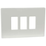 Placca coprifrutti venus marlanvil resina avorio posti 3 mm 115x80