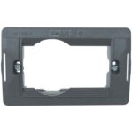Supporto frutti arc marlanvil pc nero posti 1+schuko
