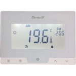 Cronotermostato glam bravo 5/35??c lcd 3,8" mm 124x88x24