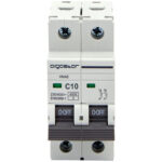 Interruttore magnetotermico 2 posti aigostar 2p volt 230 a 10 ka 4,5 bipolare