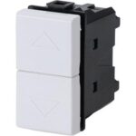 Pulsante unipolare doppio abm bianco volt 250 a 16