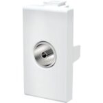 Presa tv passante abm bianco mm 9,5