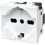 Presa schuko + sicurezza abm bianco volt 250 a 10/16 2p+t